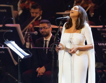 انغام توجه رسالة لجمهورها في السعودية